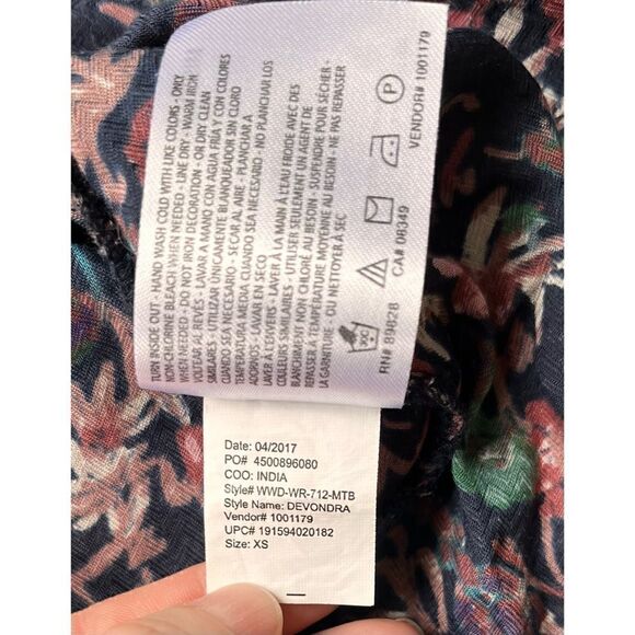 William Rast Devondra Studded Peasant Dress, Size XS - Picture 10 of 10